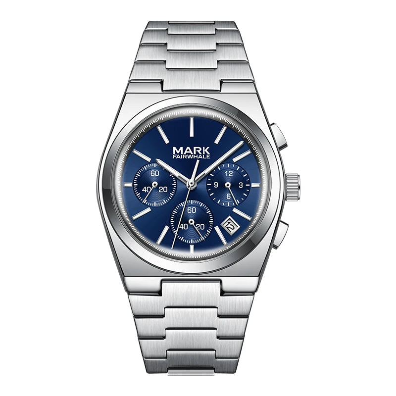 Elegant men’s wristwatch with calendar – Mark Fairwhale CORDAX 5170