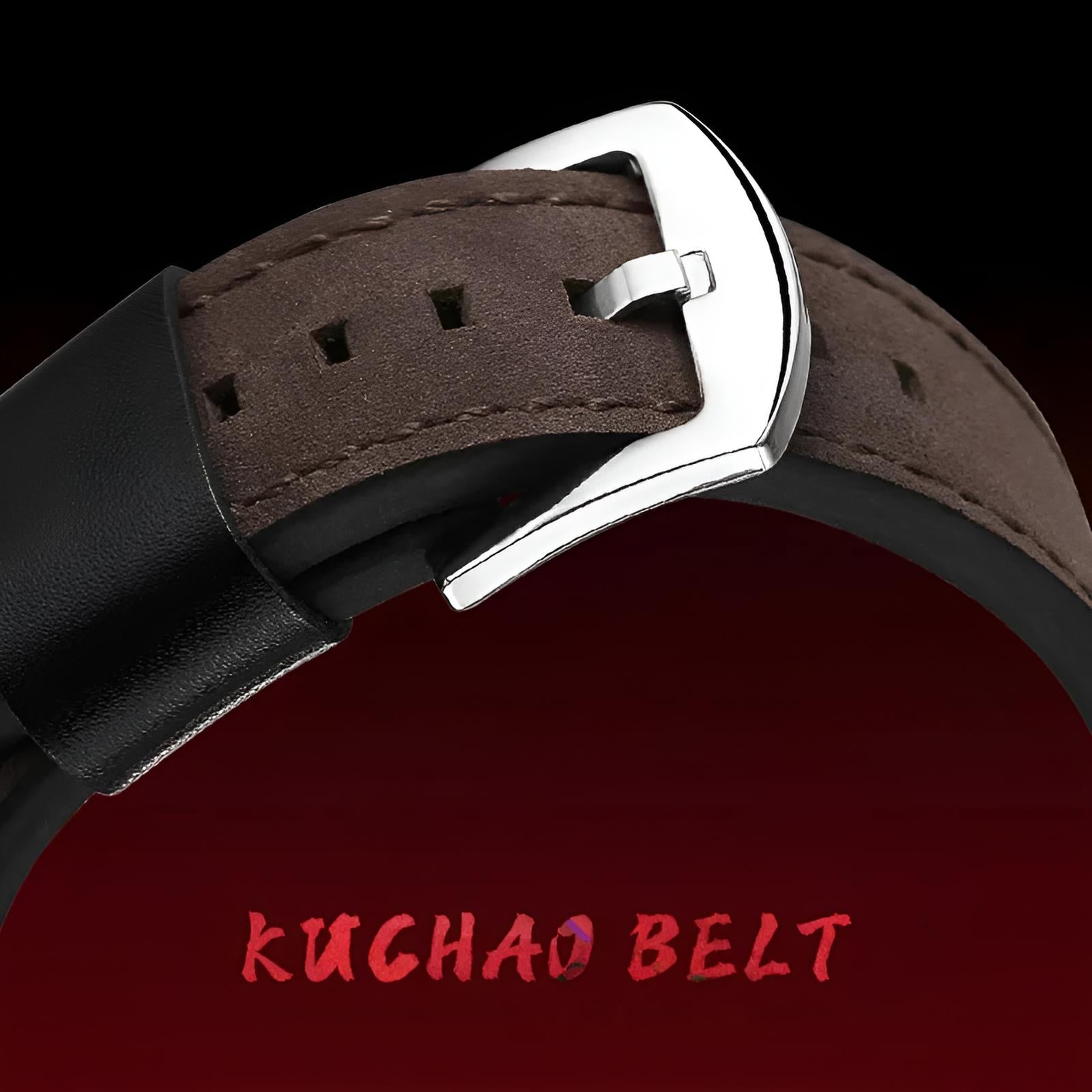 Mark Fairwhale TECTRON Terra Frame – Brown leather strap men&