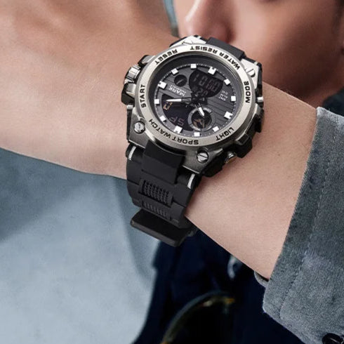 Mark Fairwhale 5100 NEXTRON waterproof men’s sports watch on wrist