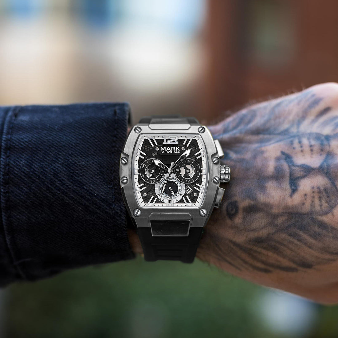 Mark Fairwhale 5950 TONIXOR men’s chronograph watch worn on wrist.