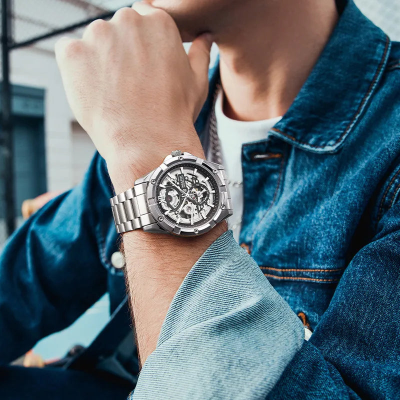 Mark Fairwhale FW-6960 AUREOX - Men’s Skeleton Automatic Watch