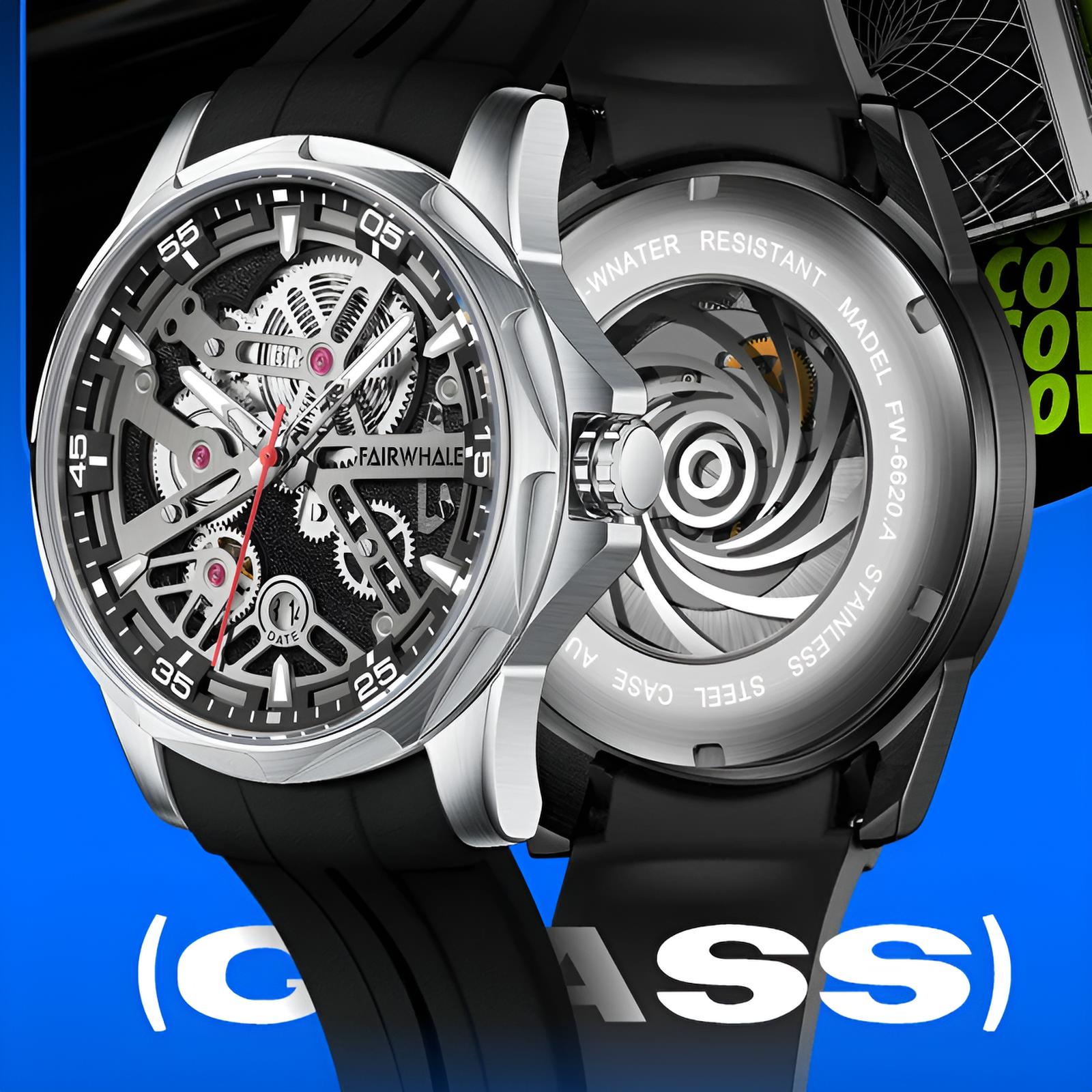 Mark Fairwhale IRIDIA Obsidian Slate – Black dial automatic men&