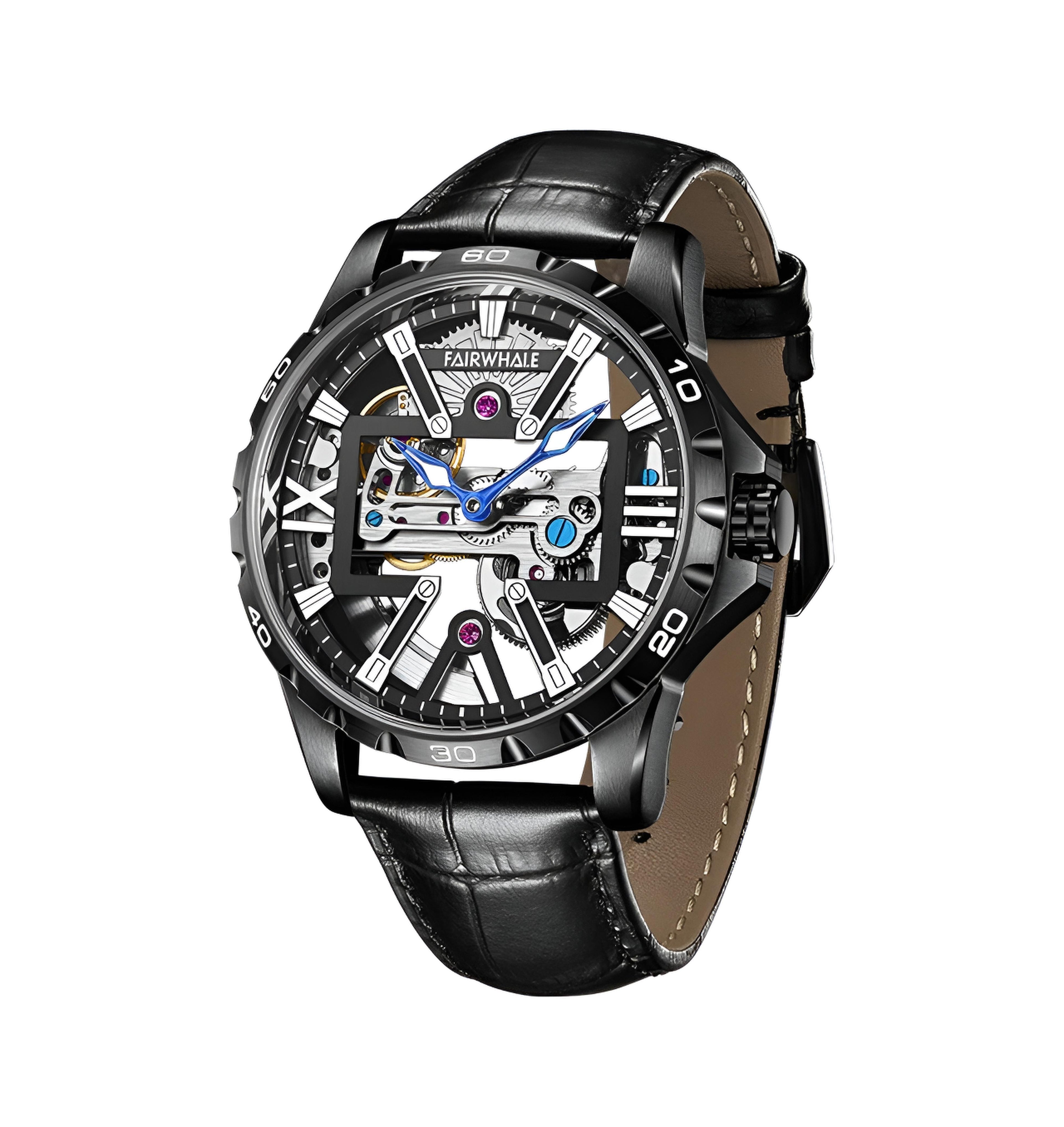 Mark Fairwhale NORIVEXA Dual Earth – Two-tone luxury watch with earth-tone accents, automatic movement and scratch-resistant glass