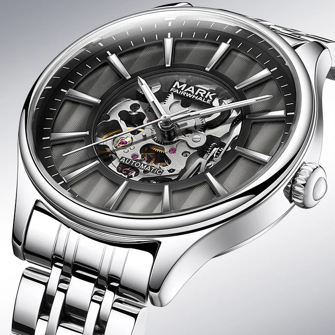 Men’s Automatic Watch open skeleton dial mechanical movement