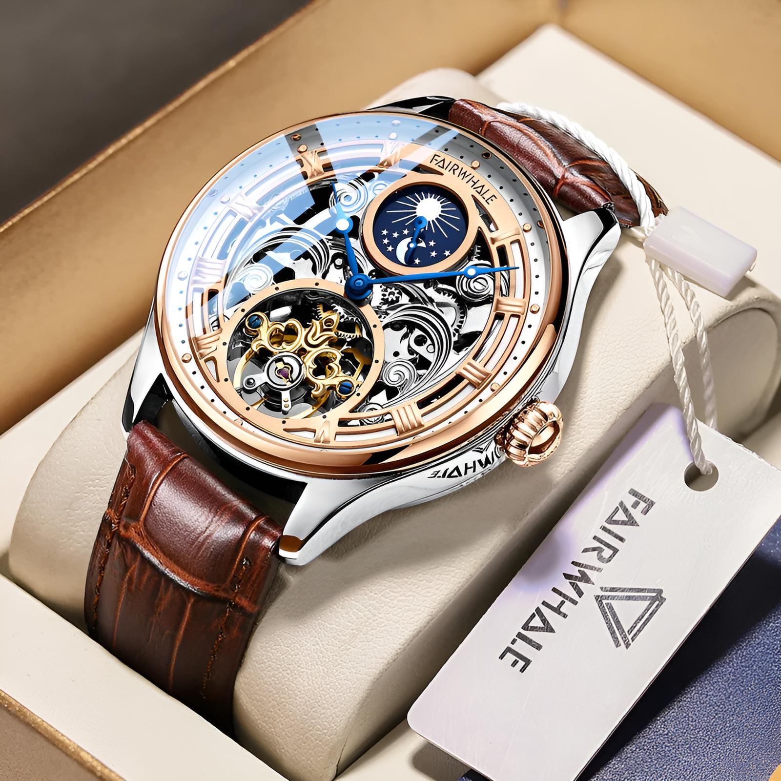 Mark Fairwhale SORIONI Terra Grain – Brown leather strap men&
