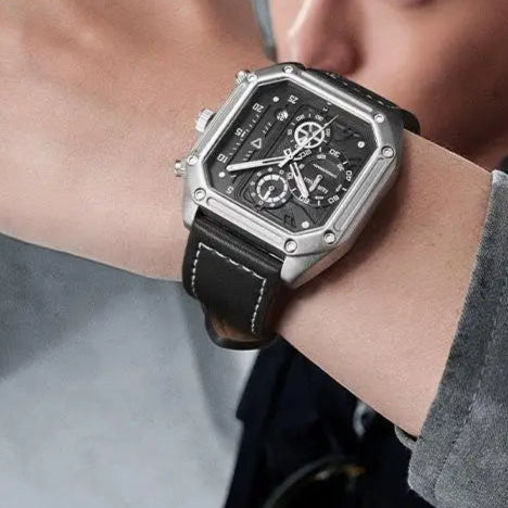 Mark Fairwhale 5570 SQUARIS – Men’s Square Chronograph Watch Product vendor