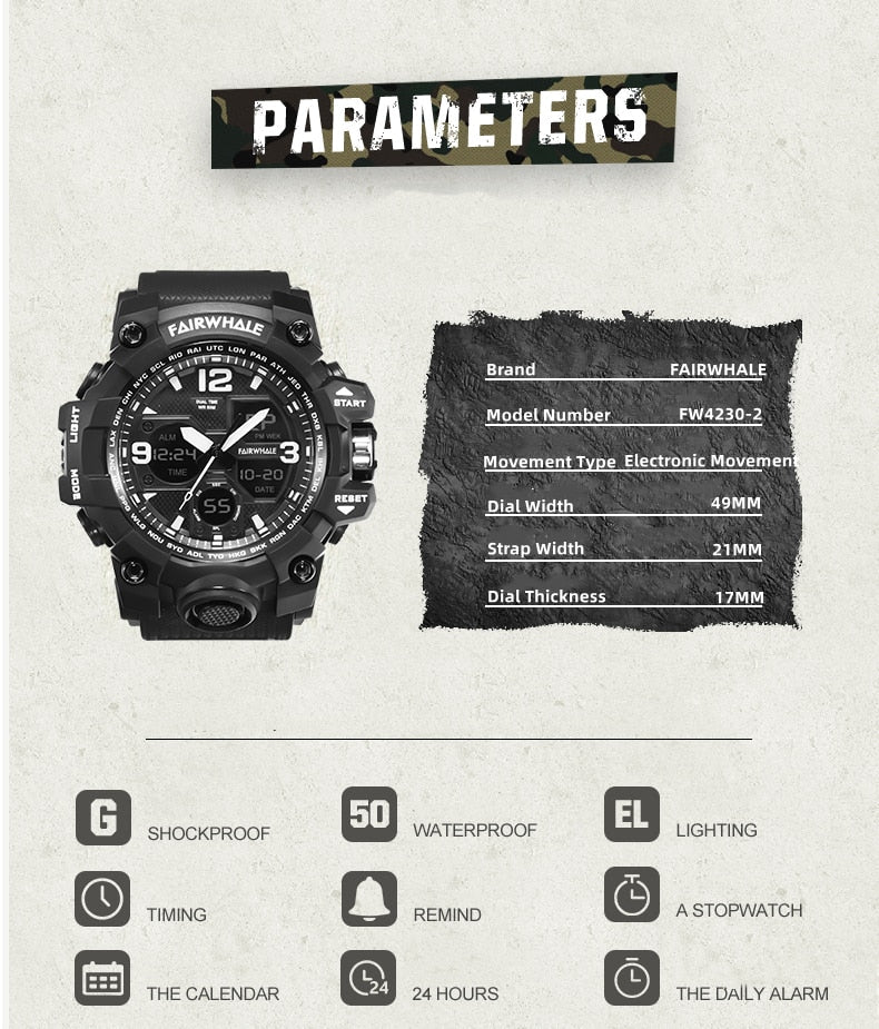 Mark Fairwhale Electronic Watch