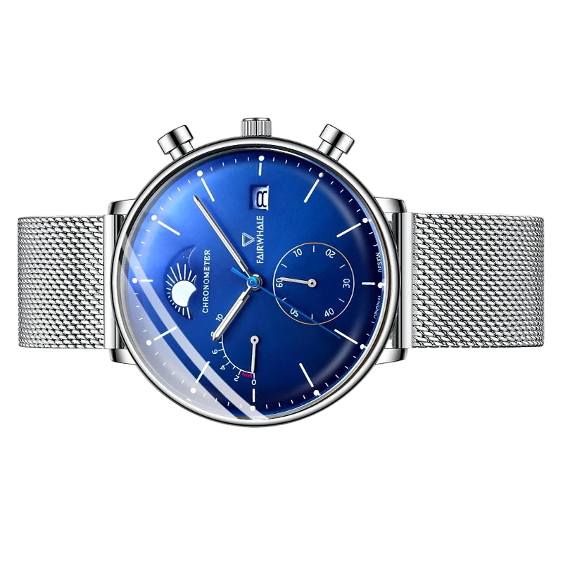 Arctic Horizon - The Blue Moonphase Steel