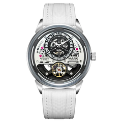 Automatic Mechanical Watch exhibition case back showing mechanical movement
