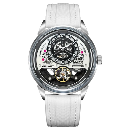 Automatic Mechanical Watch exhibition case back showing mechanical movement