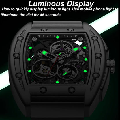 Automatic Mechanical Watch luminous display in dark environment