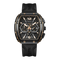 Black and gold watch with 'Fairwhale' branding on a black background