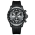 Black silicone strap version of Mark Fairwhale 5016 NOVEXA chronograph watch.