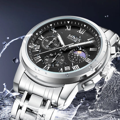 Chronograph Watch luminous hands visibility in low light