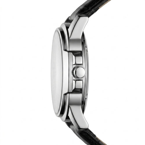 Close-up of a watch with a white background