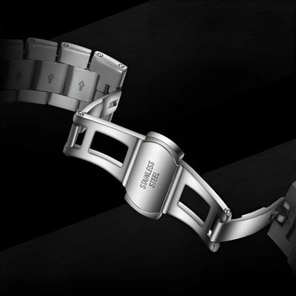 Detail shot stainless steel watch bracelet Mark Fairwhale FW-5610 AURELION