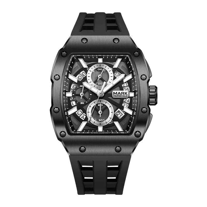 Dual display Mark Fairwhale BARONIX 5960 luxury men’s sports watches