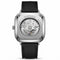 Fairwhale watch with black strap and visible mechanical components on a white background