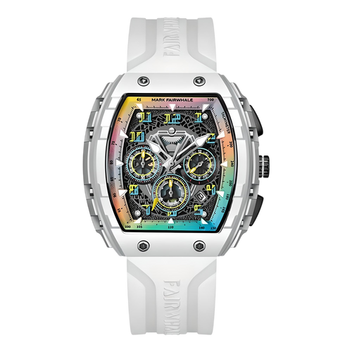 Front_view_of_Mark_Fairwhale_TONIXA_men_s_tonneau_watch_with_white_rubber_strap-Photoroom