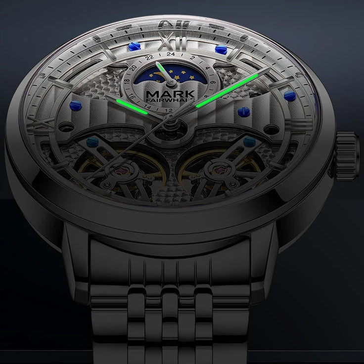 Luminous Mechanical Watch for men night visibility FW-6023