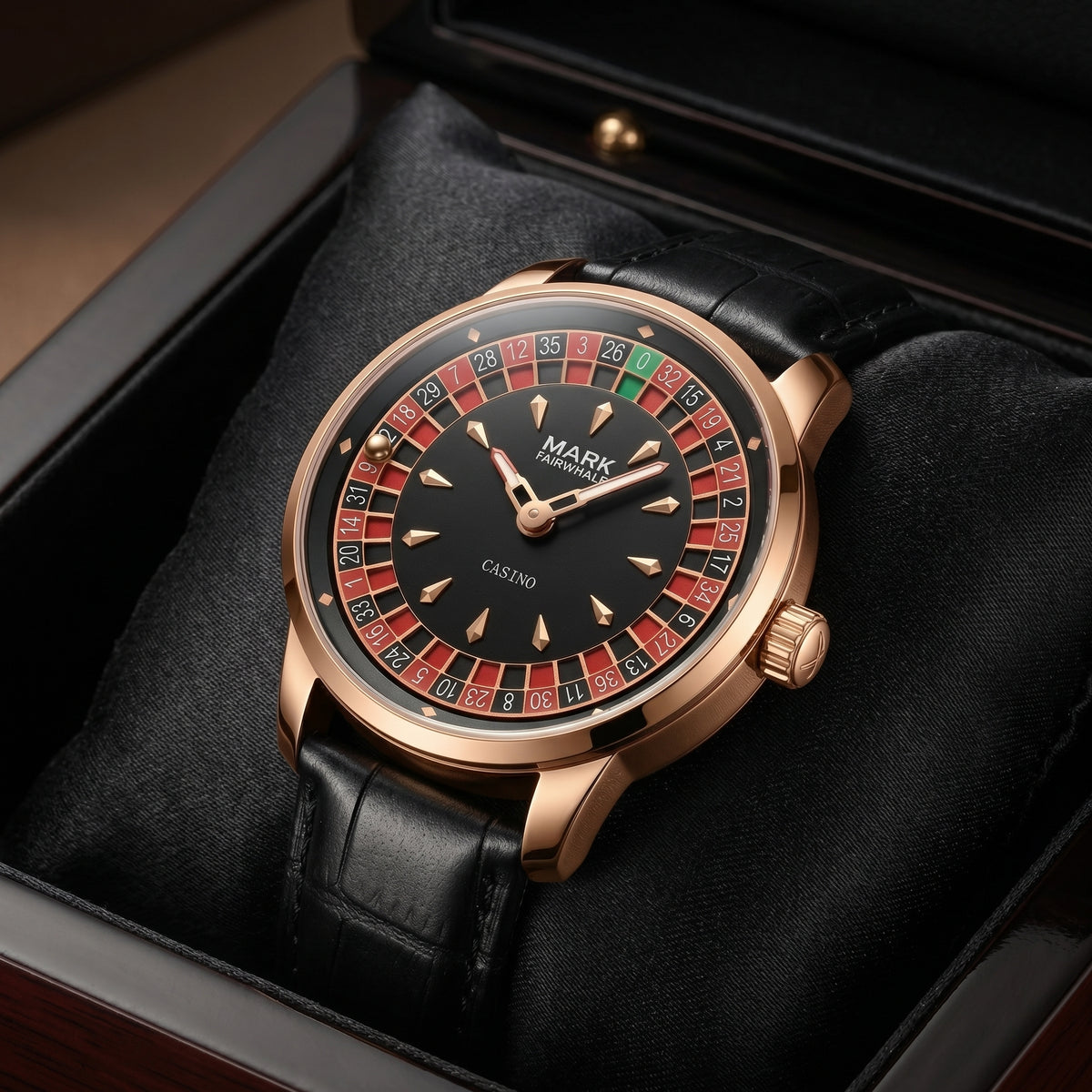 Mark Roulette Watch Men's Quartz Watch Roulette Game Dial | Mark Fairwhale FW-5031B ROULEX