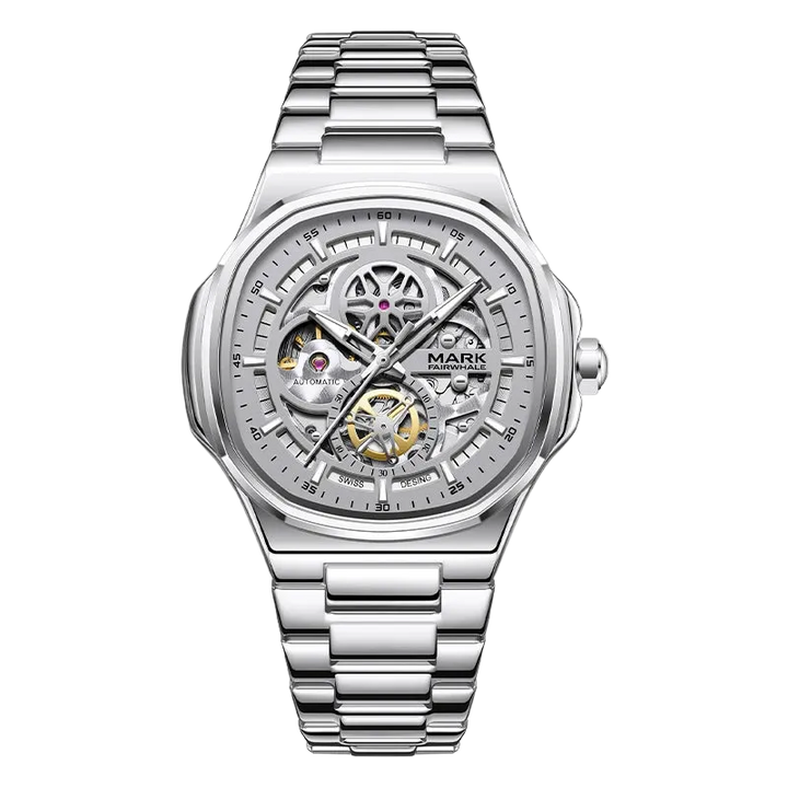 MARK FAIRWHALE FW-6043 Sk - Luminous markers and hands, intricate watch face