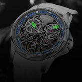 Mark Fairwhale TERNION Pure Motion – Black dial automatic sport watch for men with rubber strap and stainless steel case