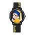 Mark Fairwhale 3470 ANIMORA watch featuring vivid manga character art and rounded Hardlex crystal surface under blue graphic background