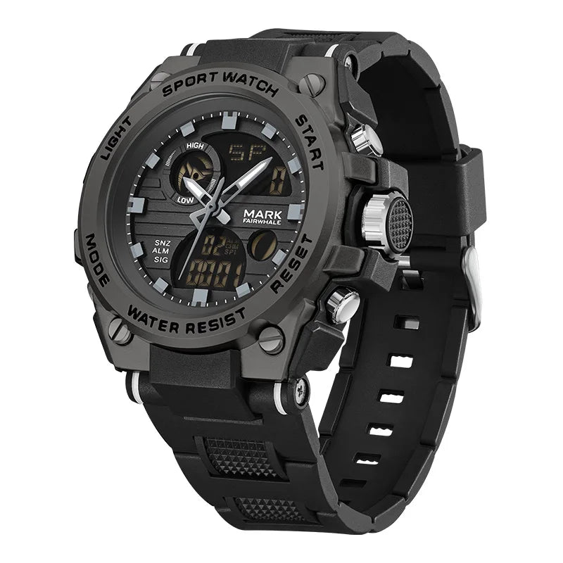 Mark Fairwhale 5100 NEXTRON black edition men’s waterproof multifunction watch