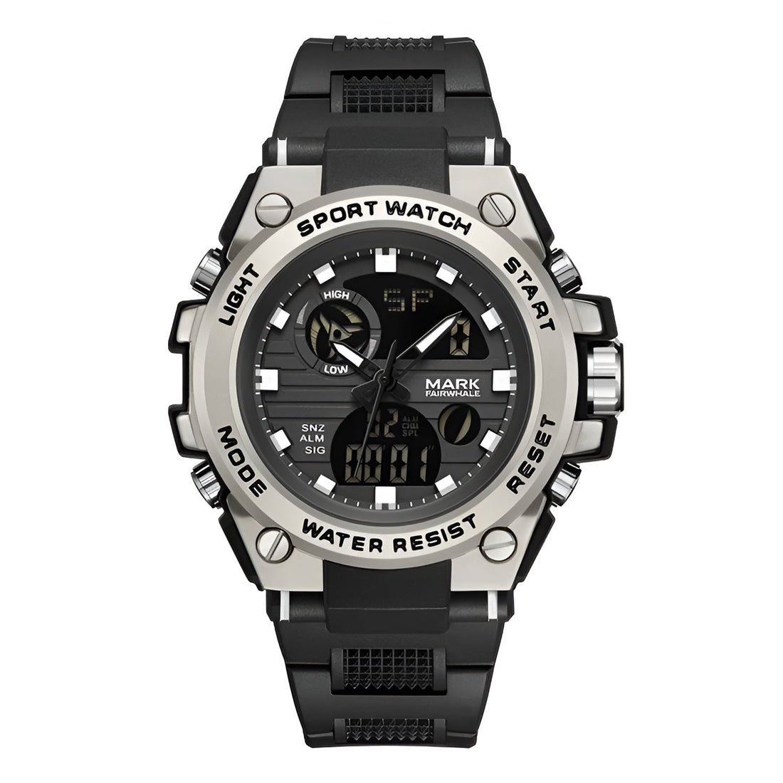 Mark Fairwhale 5100 NEXTRON men’s multifunctional analog-digital watch front view
