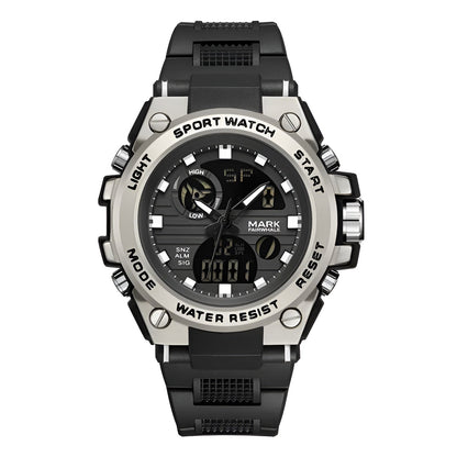 Mark Fairwhale 5100 NEXTRON men’s multifunctional analog-digital watch front view