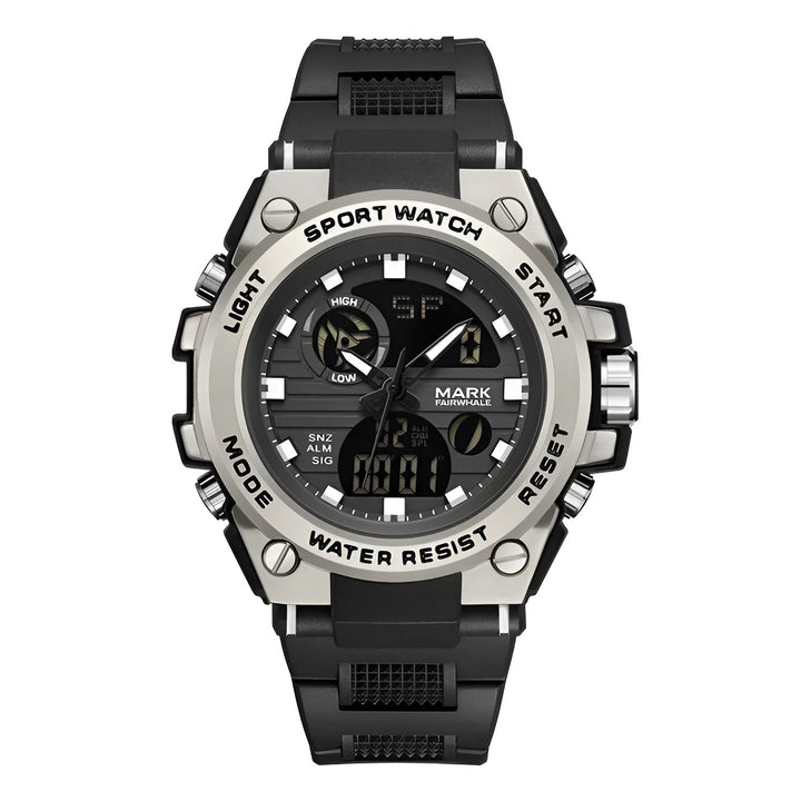 Mark Fairwhale 5100 NEXTRON men’s multifunctional analog-digital watch front view