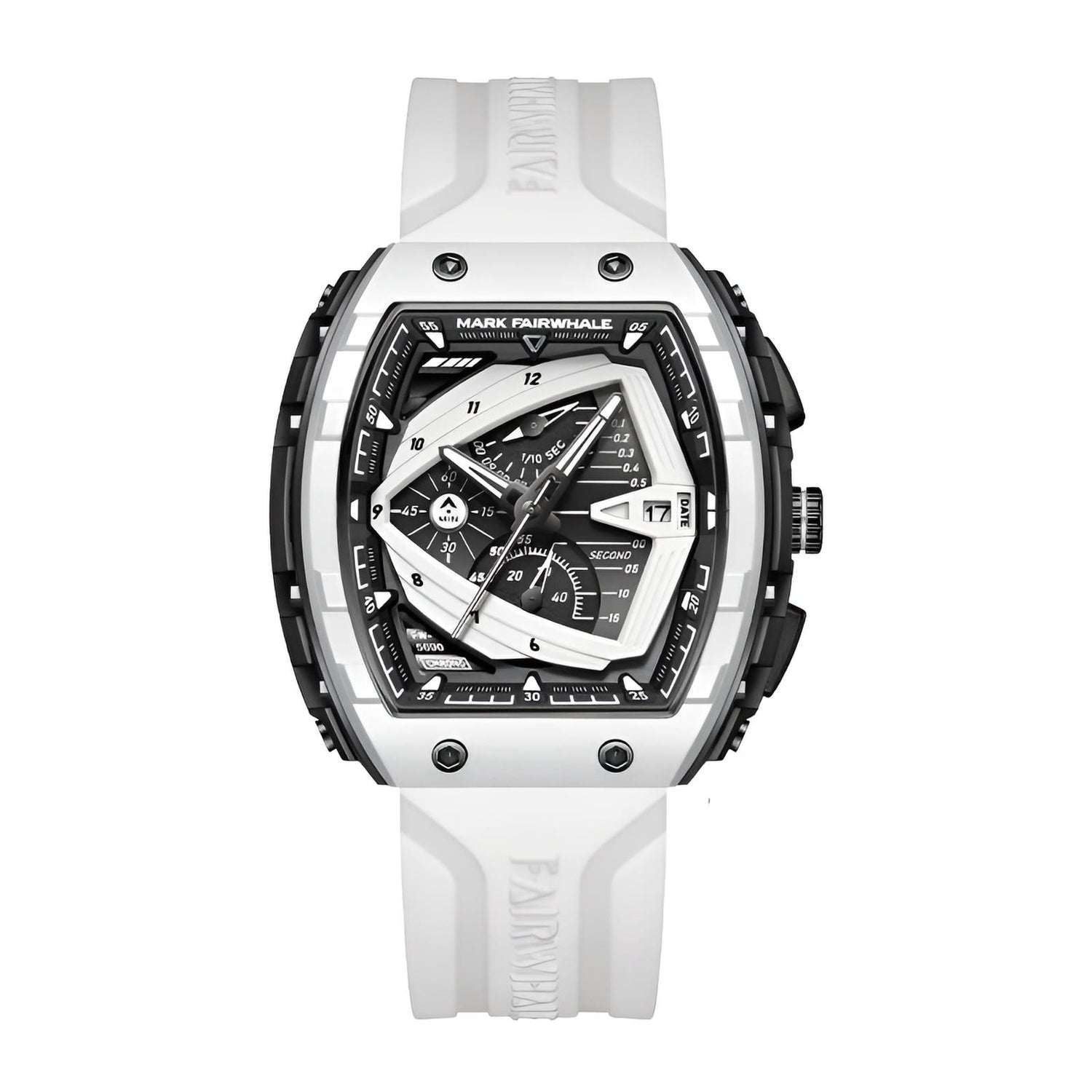 Discover the Mark Fairwhale 5690 Velocity, a luxury men’s quartz chronograph sports watch with waterproof design