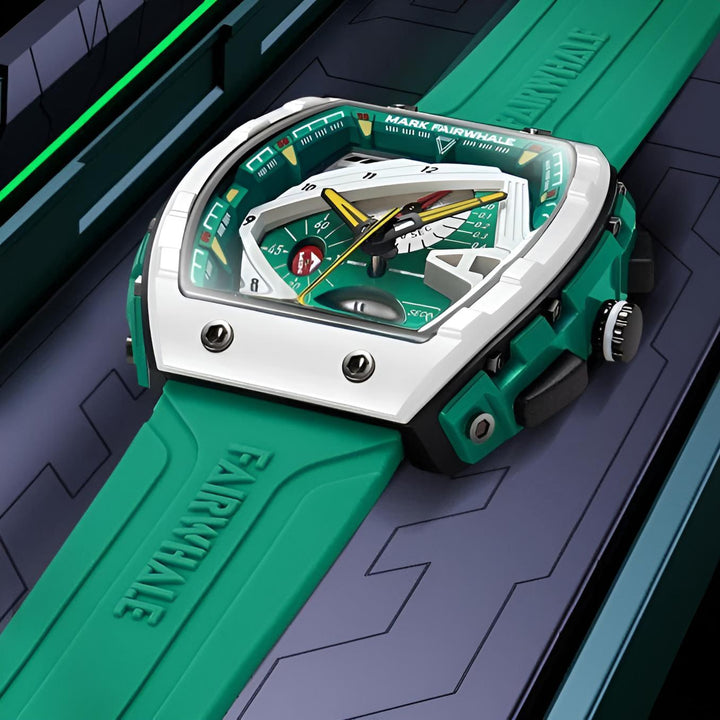 Discover the Mark Fairwhale 5690 Velocity, a luxury men’s quartz chronograph sports watch with waterproof design