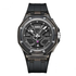 Mark Fairwhale 5920 VISORIX men’s quartz watch with smoked transparent case and black silicone strap.