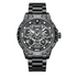 Mark Fairwhale 5940 VELTORA black stainless steel men’s watch with skeleton dial