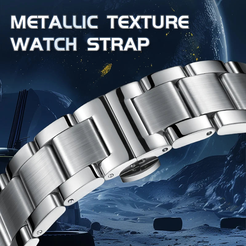 Mark Fairwhale 6021 stainless steel strap men’s skeleton automatic watch
