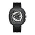 Mark Fairwhale ADRIAN Obsidian Frost – Black dial sport chronograph watch with matte finish and luminous markers