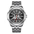 Mark Fairwhale CHRONIXA 5750 men’s quartz chronograph watch in polished silver stainless steel strap