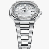 Mark Fairwhale CRYSTOR Arctic Pearl – White-dial men&