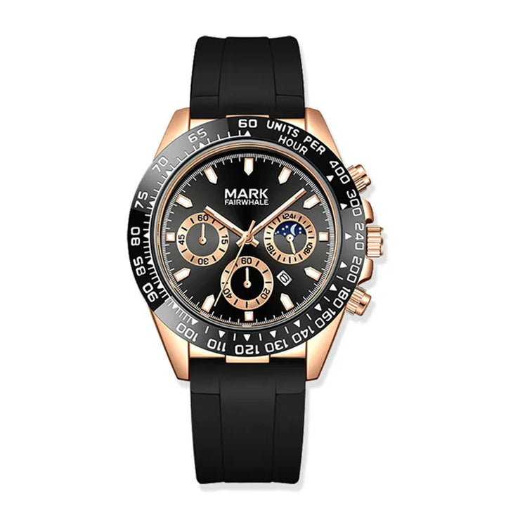 Mark Fairwhale FW-5033 Quartz Watch front chronograph dial