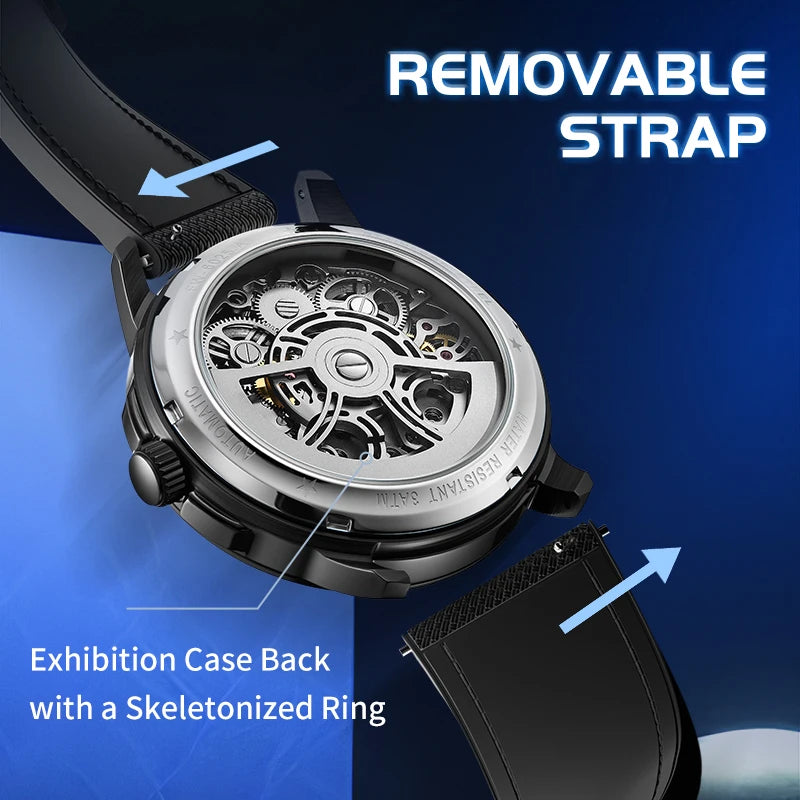 Mark Fairwhale FW-6025 skeleton watch refined mechanical aesthetics