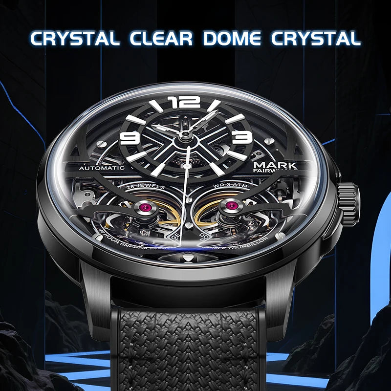 Mark Fairwhale FW-6025 skeleton watch refined mechanical aesthetics