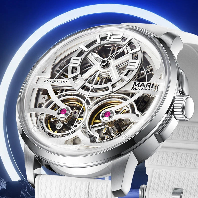 Mark Fairwhale FW-6025 skeleton watch refined mechanical aesthetics