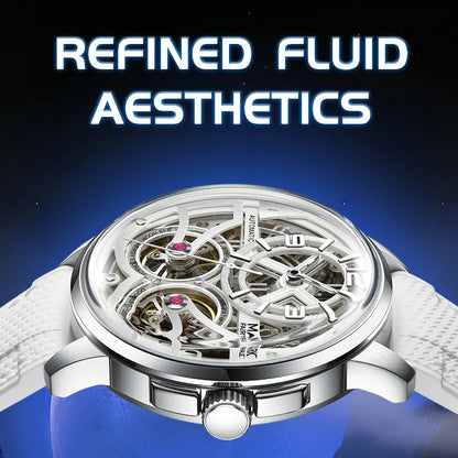 Mark Fairwhale FW-6025 skeleton watch refined mechanical aesthetics