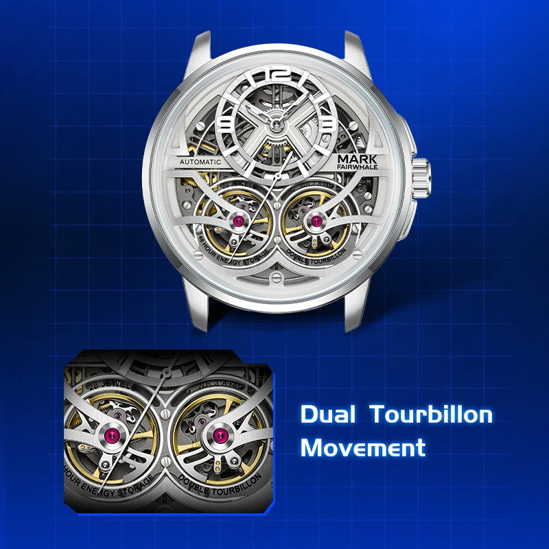 Mark Fairwhale FW-6025 skeleton watch refined mechanical aesthetics
