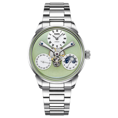Mark Fairwhale FW-6038 Au - Rose gold watch, side profile, crown and pushers