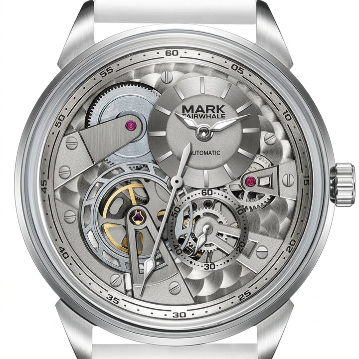 Mark Fairwhale FW-6042 Sk - Dial focus, intricate mechanics, ruby accents