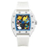 Mark Fairwhale FW-6930 GRAFITO white, GRAFITO watch review, automatic skeleton watch, men&