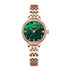 Mark Fairwhale LUNAÉRA Verdant Glow bronze green quartz watch, stainless steel bracelet, butterfly clasp
